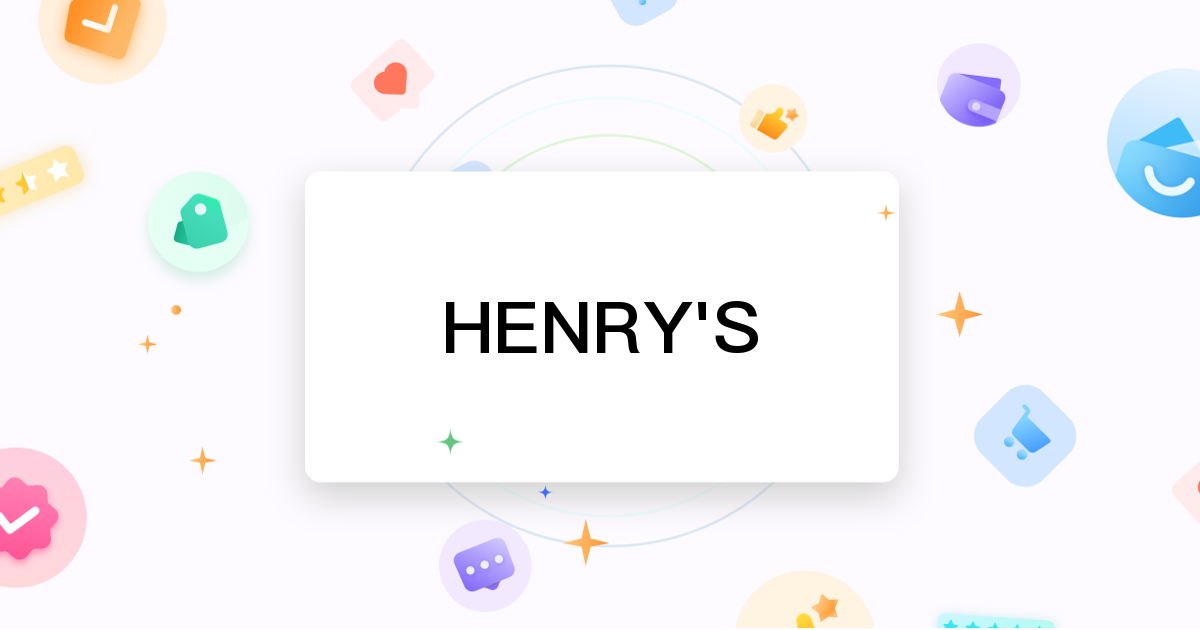 Henry's Coupons and Promo Code